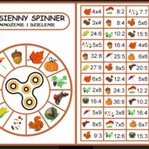 Jesienny spinner mnożenie