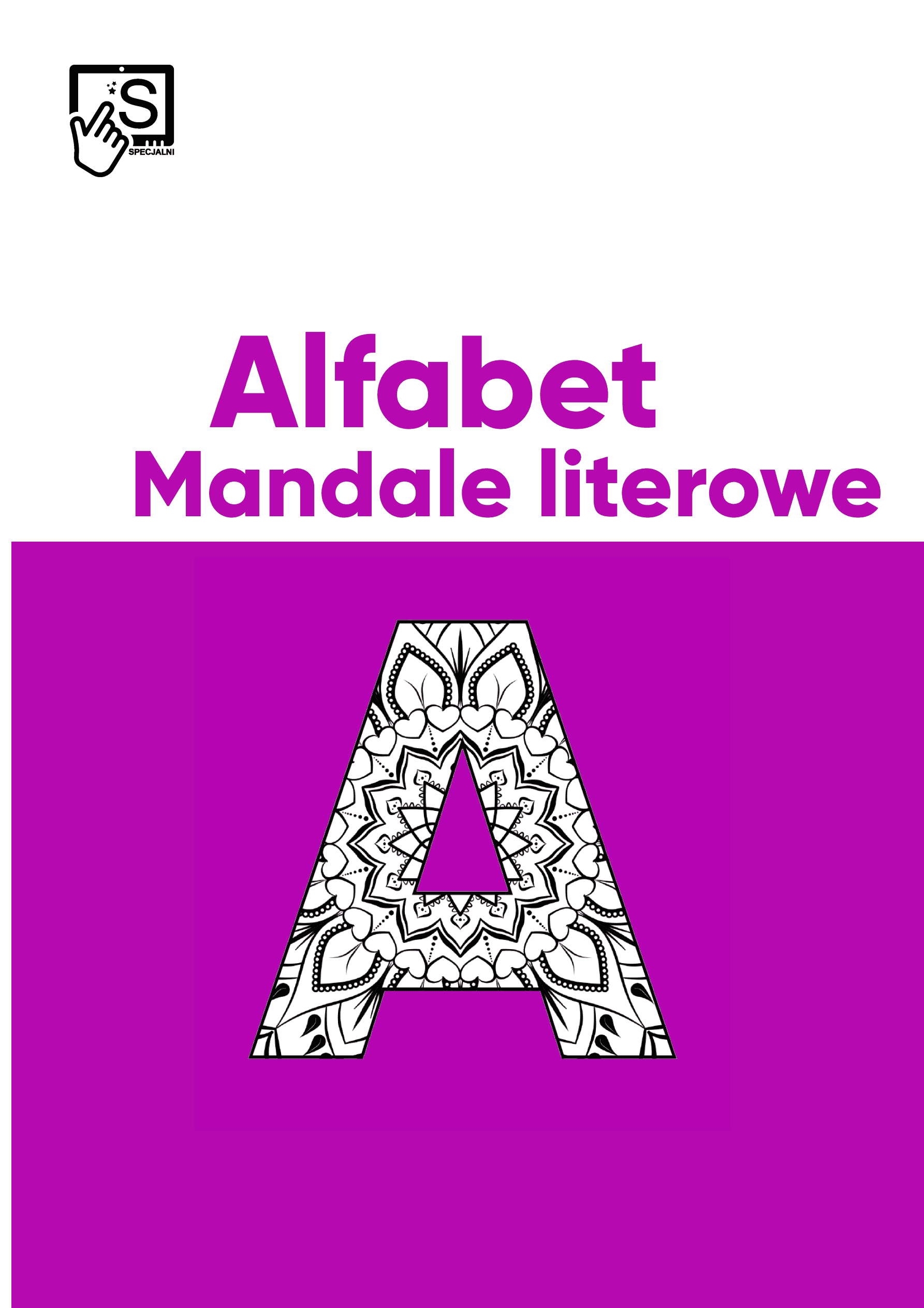 Alfabet - mandale literowe Alfabet - mandale literowe
