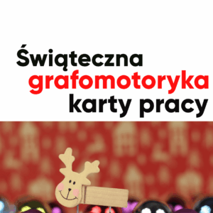 Boże Narodzenie – karty pracy – grafomotoryka