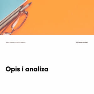 STARY AWANS: Opis i analiza sposobu realizacji przykładowego wymagania na stopień nauczyciela dyplomowanego