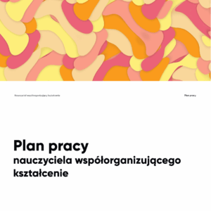Plan pracy nauczyciela współorganizującego kształcenie