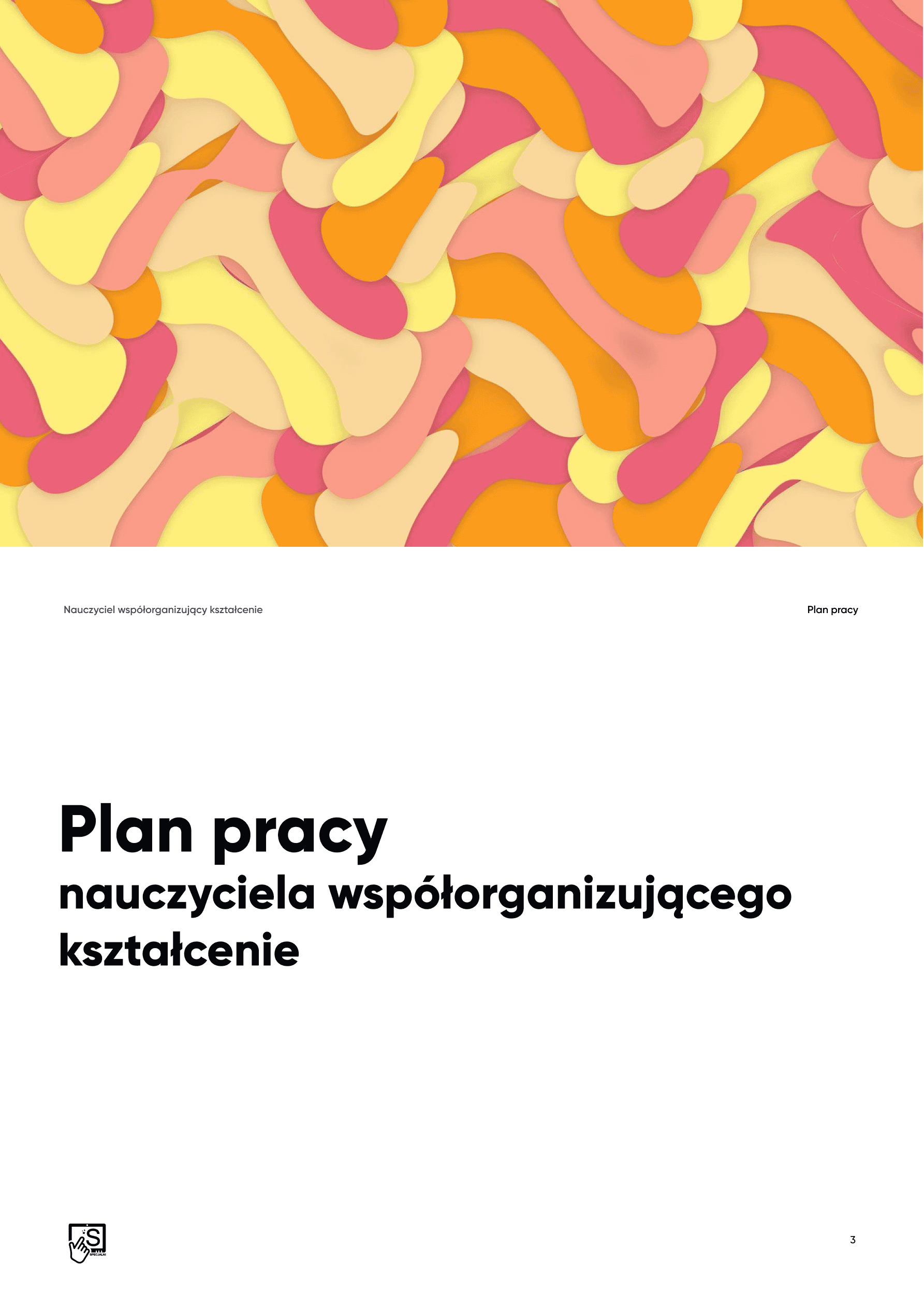 Plan pracy nauczyciela współorganizującego kształcenie Plan pracy nauczyciela współorganizującego kształcenie