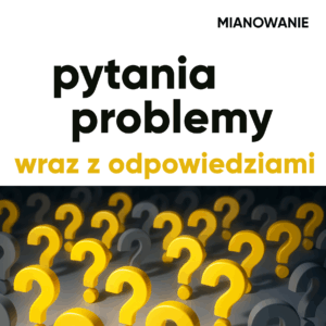 N. współorganizujący – mianowanie –  – przykładowe pytania oraz problemy wraz z odpowiedziami