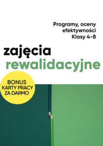 Zajęcia rewalidacyjne – bonus karty pracy za darmo dla klas 4-8, zielone tło w 2 odcieniach i dwie kredki w zielonym kolorze.