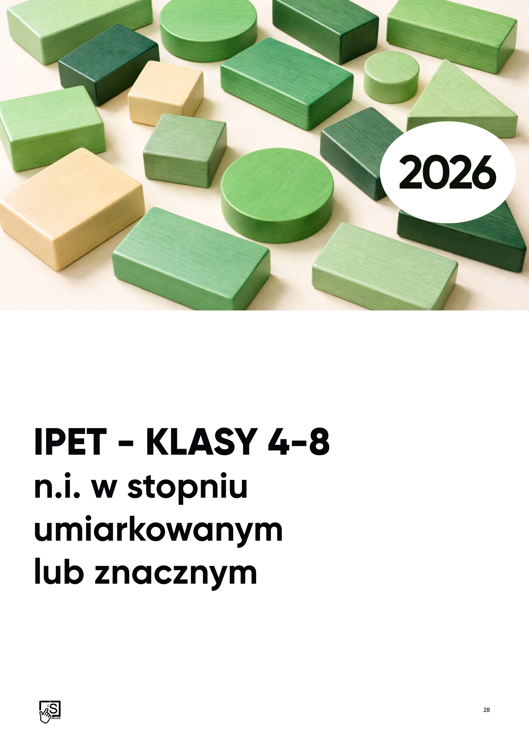 IPET. N.i. w stopniu umiarkowanym lub znacznym. KLASY 4-8 IPET. N.i. w stopniu umiarkowanym lub znacznym. KLASY 4-8